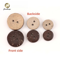 Botones de Coco de 2 Agujeros de Varios Tamaños, Material Natural para Manualidades, Decoración de Prendas, Cuero, Cinturones, Carteras, Bolsos y Herrajes
