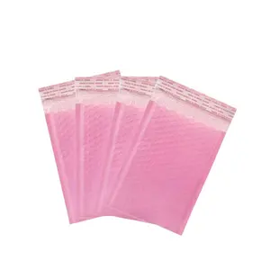 Hot Sale Premium Co-extrudierte benutzer definierte rosa Poly Bubble Mailer/Plastik postbeutel/gepolsterte Umschläge