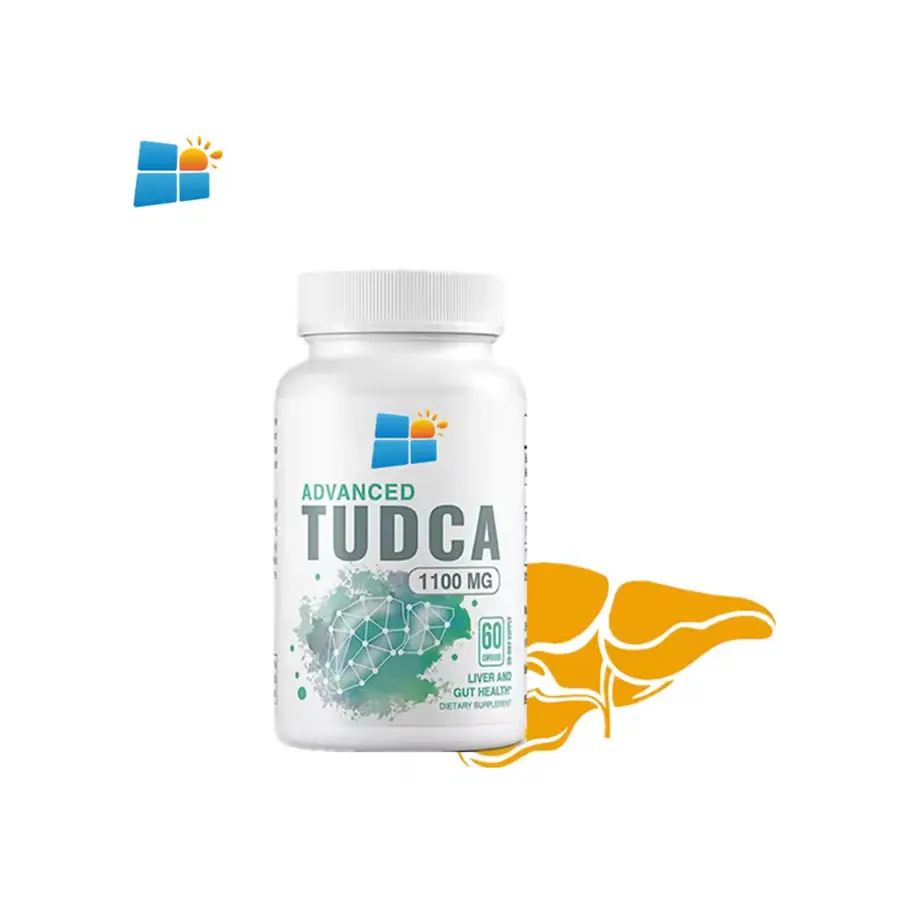 ฉลากส่วนตัวการสนับสนุนตับอินทรีย์ TUDCA แคปซูลกรด Tauroursodeoxycholic TUDCA แคปซูลสําหรับดีท็อกซ์ตับทําความสะอาด TUDCA