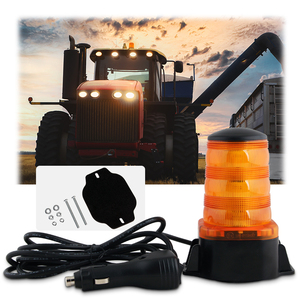 Lampe d'urgence stroboscopique <span class=keywords><strong>LED</strong></span> 24W scintillante/rotative pour tondeuse camion tracteur ECE R65 R10 Accessoires d'éclairage de voiture - Product Image 4