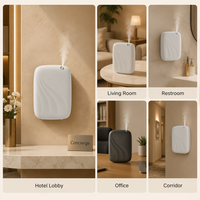 Diffuseur d'arômes sans eau haute capacité 400 ml, machine à parfum silencieuse 38 dB, fixation murale et sur table pour la maison