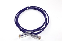 Cable de Conexión Cat6a UTP Delgado de Alta Velocidad de 10 Gbps, Diámetro Exterior de 0,38 mm, Cable de Comunicación de 28 AWG