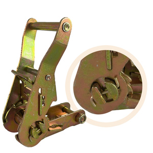 Cinghia di Fissaggio per Carichi <span class=keywords><strong>in</strong></span> Acciaio Senkang da <span class=keywords><strong>1</strong></span> <span class=keywords><strong>Pollice</strong></span> (25 <span class=keywords><strong>Millimetri</strong></span>) con Fibbia a Cricchetto, Capacità 1500 kg - Product Image 1