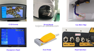 Vente directe de l'usine de bijoux Soudeuse par points haute puissance 60W Nouveau collage de bijoux de précision Source laser de petite conception pour bijoux - Product Image 4