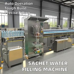 ماكينة تعبئة مياه أوتوماتيكية عالية السرعة منخفضة التكلفة من البلاستيك الصناعي ، ماكينة تعبئة المياه السائلة - Product Image 5