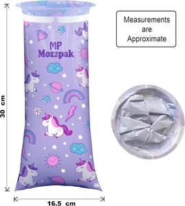 Alivio del Mareo por Movimiento, Bolsas para Vómito a Prueba de Fugas, Desechables, para Viajes en Auto, Aptas para Niños, Paquete de 24, Impresión por Grabado - Product Image 2