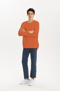 เสื้อฮู้ดดี้แบบเรียบง่าย ส่งเร็ว เสื้อสเวตเชิ้ตคอกลมทรงโอเวอร์ไซส์ - Product Image 5