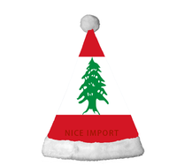 Chapeaux de Noël à la mode avec drapeau du Laos, confortables et en peluche, pour adultes, pour les fêtes de Noël et du Nouvel An