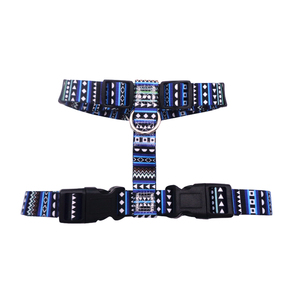 Arnés Ajustable para Perro con Patrón Geométrico de Nailon y Cierre de Hebilla, Estilo Moderno para Perros - Product Image 4