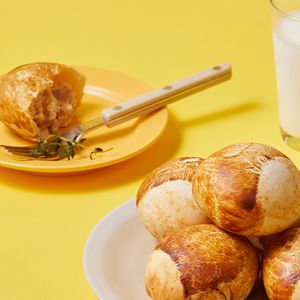 Pain traditionnel coréen aux châtaignes-Farine de riz molle Produits de boulangerie Boîte de petit-déjeuner faite à la main avec saveur de grain sucré et frais - Product Image 6