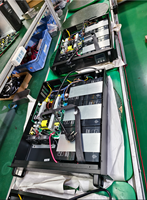 Onduleur en ligne HF 3KVA 3000VA 2.7kW, montage en rack 19 pouces 2U, transfert 0ms, 90-285Vac, onde sinusoïdale, batterie 72V