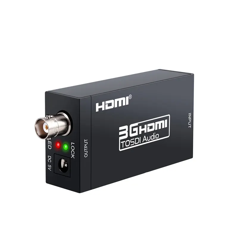 3G HDMI Để SDI Chuyển Đổi Adapter Âm Thanh HD-SDI Adapter BNC 1080P DAC Chuyển Đổi Cho Màn Hình HDTV