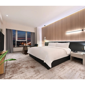 Su misura di alta qualità mobili commerciali Hotel camera per gli ospiti Set camera da letto moderna camera Standard Set mobili Hotel - Product Image 3