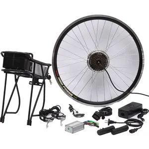 48v 1000w 1500w电动自行车转换套件20英寸BLDC轮毂电机，带铝合金车轮26 27.5 28英寸，适用于电动自行车