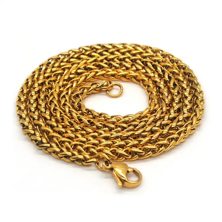 Wholesale Wholesale 316L Stainless Steel Gold Chain Customized