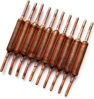 Filtre déshydrateur de réfrigération en cuivre avec trous de diamètre intérieur de 3 mm et 6 mm, pièces de rechange pour tuyauterie de réfrigérant de congélateur