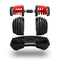 Équipement de gymnastique LDH Haltérophilie 24 kg Mancuernas 40 Kg 52.5lb Fitness Haltères Kits Haltères ajustables