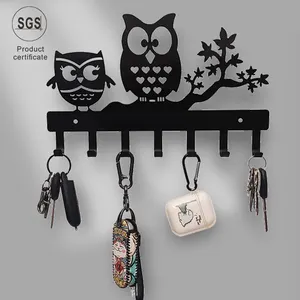 Wholesale Creative Iron Hooks Modern Style Bedroom Wall Hooks Animal Shape Coat Hooks