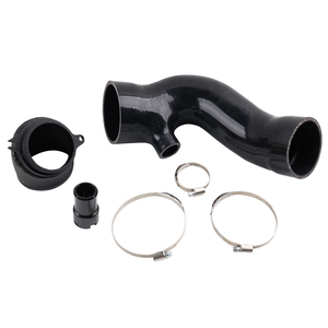 Kit de coude d'admission turbo et de tuyau d'admission en silicone AOSU Racingline - Noir pour VW Golf MK8 R/GTI CS/Audi S3 8Y EA888 Gen4 2.0T - Product Image 2