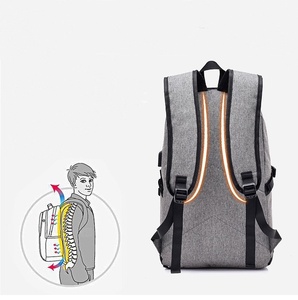 Mochila antirrobo OLYMP de tendencia de moda para hombre <span class=keywords><strong>2024</strong></span>, Unisex mochila escolar para estudiantes universitarios, bolsa deportiva de ocio y viaje - Product Image 3