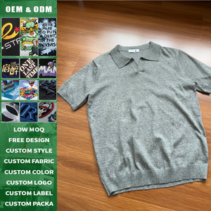 T-shirt unisexe à col en V et manches courtes, coupe classique, en maille douce unie, style luxe discret, personnalisable en petite série, Été 2026 - Product Image 2