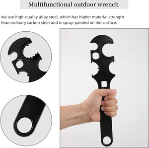 Clé dynamométrique à cliquet multifonction en acier au carbone OEM DIY avec poignée antidérapante, haute dureté et conception ergonomique pour un travail facilité - Product Image 4