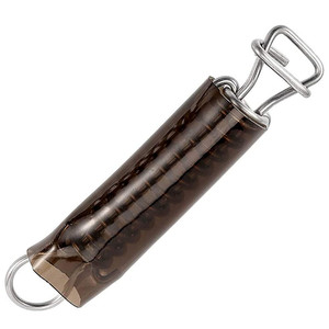Correa de resorte de acero inoxidable para piscina con funda protectora y anillo en D para almacenamiento de cubiertas de piscina inflables y protección invernal - Product Image 3