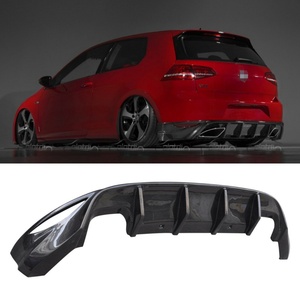 Alerones de Fibra de Carbono Real Estilo O para MK7 GTI 2013-2016, Color Negro Carbono - Product Image 2