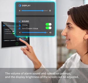 Беспроводная система домашней сигнализации Regis 7 дюймов с Wi-Fi и 4G, комплект для умной безопасности Tuya, встроенный громкий сирена 115 дБ, аккумулятор 5000 мАч - Product Image 3