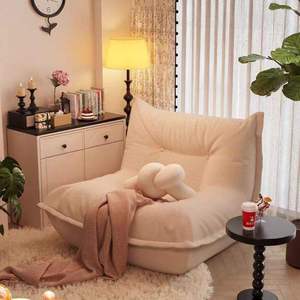 Poltrona a Forma di Raviolo, Divano Singolo Non Gonfiabile, Tessuto Compresso Sottovuoto, Design Moderno e Semplice, Divano Monoblocco per Relax - Product Image 3