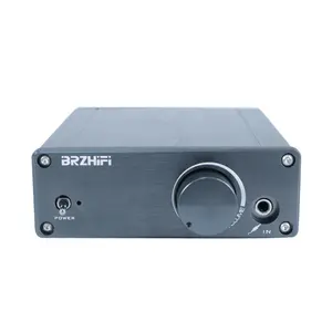 BRZHIFI Wholesale price MA1 New Amplifier Hifi Class D 80W*2 Low Distortion Stereo Amp MA12070 Home Theater Audio Ampli Speaker