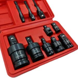 10 Stuks CR-MO Staal Elektrische Impact Adapter En Reducer Set Met 1/4 3/8 1/2 Inch Drive Professionele Socket Convertor Box - Product Image 5