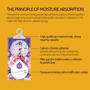 Sachets absorbants d'humidité au chlorure de calcium de qualité supérieure, sans parfum, pour placards, caravanes et camping-cars - Product Image 5