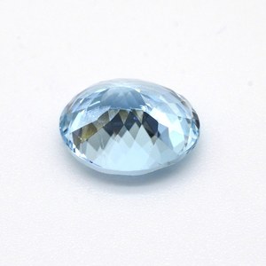 Piedra preciosa aguamarina natural corte ovalado azul 7.00Cts para la fabricación de joyas - Product Image 5