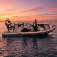 Bateaux pneumatiques rigides en aluminium Patrol 23ft Rhib 700 Hypalon/PVC à vendre