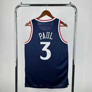Vente en gros de casquettes LA Clipper pour hommes de haute qualité # 2 Kawhi Leonard # 3 Paul # 1 <span class=keywords><strong>Maillot</strong></span> de basket Harden - Product Image 4