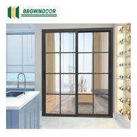 Lukliving Offre Spéciale balcon antique double fermeture en douceur porte coulissante à 8 roues extérieur porte de balcon à double vitrage
