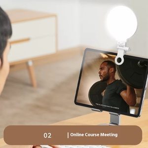 Anneau lumineux pour <span class=keywords><strong>Tik</strong></span> <span class=keywords><strong>Tok</strong></span>, beauté, maquillage, lumière photographique LED avec trépied, lumière selfie pour téléphone, ordinateur portable <span class=keywords><strong>ou</strong></span> tablette - Product Image 4