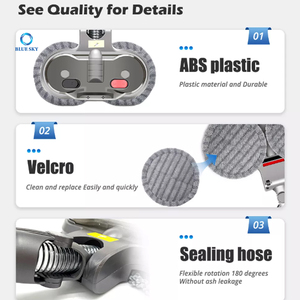 Cabezal de Mopa Eléctrico para Limpieza de Pisos Húmedos y Secos, Incluye Tanque de Agua para Aspiradoras Inalámbricas Dys V7 V8 V10 <span class=keywords><strong>V11</strong></span>, Accesorios y Repuestos - Product Image 2