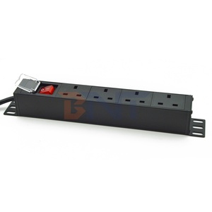 Prise d'extension de multiprise de table PDU à 4 ports 3250W SPD Protection contre les surtensions avec interrupteur marche/arrêt et câble d'alimentation - Product Image 6
