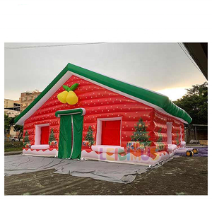 Mới được thiết kế giáng sinh <span class=keywords><strong>Inflatable</strong></span> lều bên ngoài trời cho các sự kiện đẹp <span class=keywords><strong>Inflatable</strong></span> cabin Lều khổng lồ ngoài trời quảng cáo lều - Product Image 2