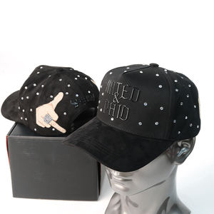 <span class=keywords><strong>Gorra</strong></span> de Béisbol Personalizada OEM y ODM de 5 Paneles con Logotipo <span class=keywords><strong>3D</strong></span>, Forro de Satén y <span class=keywords><strong>Bordado</strong></span> de Gamuza con Diamantes, <span class=keywords><strong>Gorra</strong></span> para Todos Nuestros Haters - Product Image 4