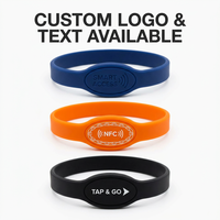 Bracelets en silicone RFID programmables et étanches avec code QR pour piscine