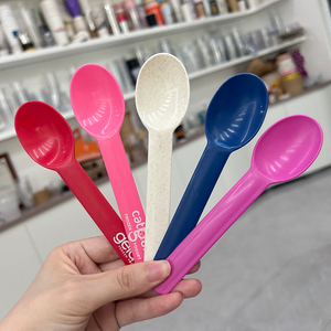 <span class=keywords><strong>Cucharas</strong></span> de Maicena Ecológicas y Coloridas <span class=keywords><strong>para</strong></span> Postre y Yogur con Logo Personalizado - Product Image 1