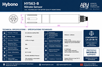 Analyseur de nitrates en ligne HY563-B - Conforme à la loi 36-15 pour la surveillance des eaux souterraines |   Capteur numérique NO3-N pour les réseaux ABH