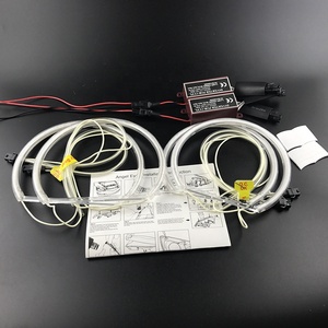 HYML 131MMX4 pour E36 E39 <span class=keywords><strong>E46</strong></span> E38 blanc <span class=keywords><strong>CCFL</strong></span> œil d'ange Halo anneau voiture phare décoration lumière - Product Image 4