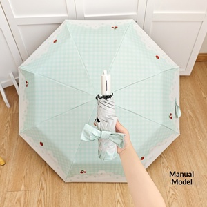 <span class=keywords><strong>Parapluie</strong></span> mignon pour femmes, cadeau d'affaires, pour les jours ensoleillés et pluvieux, compact, portable, entièrement automatique, <span class=keywords><strong>haut</strong></span> <span class=keywords><strong>de</strong></span> <span class=keywords><strong>gamme</strong></span>, pliable, protection solaire - Product Image 6