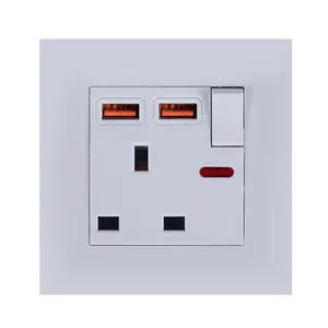 Modern Lightweight Wall Switch Electric Socket Home Wall Switch For Bangladesh