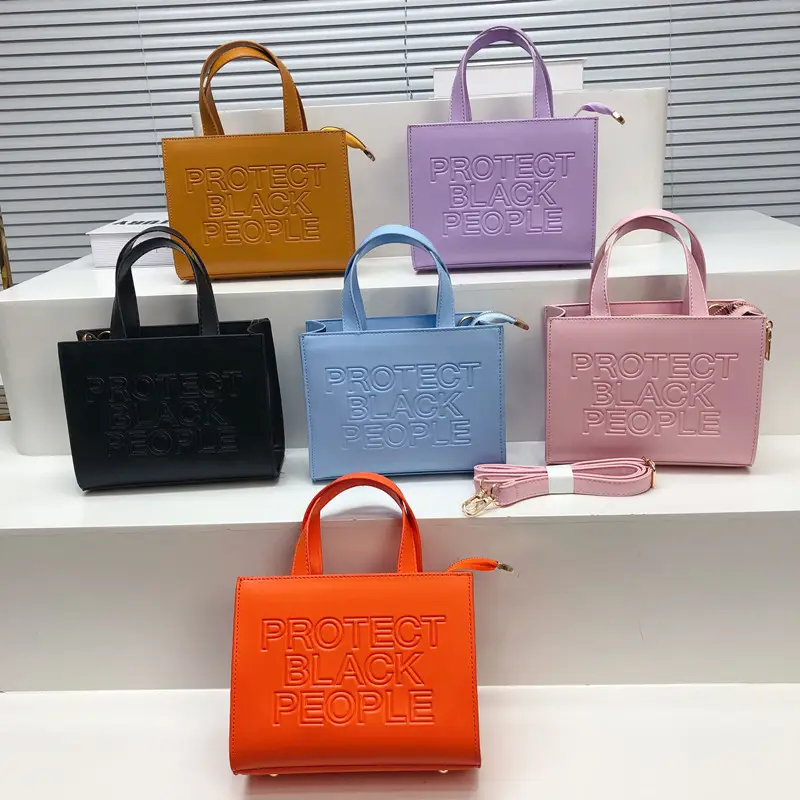 Bolso cruzado de piel sintética con logotipo personalizado para mujer, bandolera de mano de lujo con gran capacidad