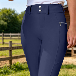 <span class=keywords><strong>Pantaloni</strong></span> da Equitazione in Silicone a Seduta Completa per Donna, Ultimo Stile, <span class=keywords><strong>Pantaloni</strong></span> da Equitazione Premium, Abbigliamento Equestre, <span class=keywords><strong>Pantaloni</strong></span> Resistenti allo Sbiadimento - Product Image 2